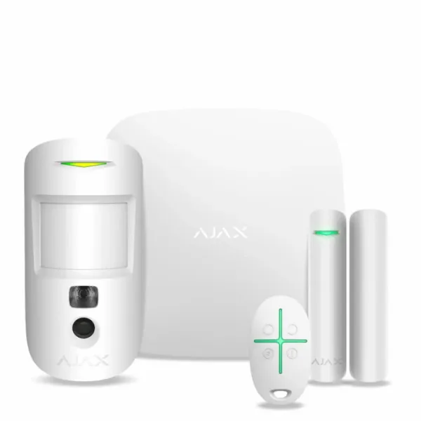 StarterKit Cam комплект охоронної сигналізації Ajax White StarterKit Cam комплект охоронної сигналізації Ajax White
