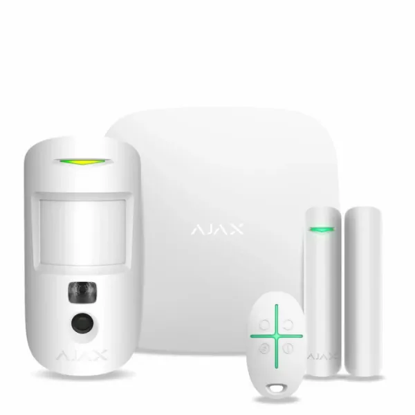 StarterKit Cam Plus комплект охоронної сигналізації Ajax White StarterKit Cam Plus комплект охоронної сигналізації Ajax White