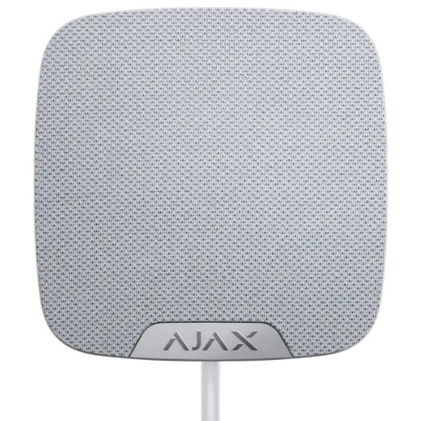 Ajax HomeSiren Fibra white Дротова сирена для приміщень Ajax HomeSiren Fibra white Дротова сирена для приміщень