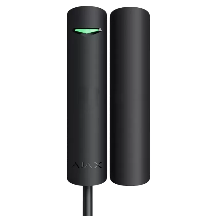 Ajax DoorProtect Fibra black Дротовий магнітоконтактний сповіщувач