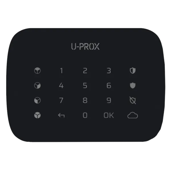 U-Prox Keypad G4 Black Бездротова сенсорна клавіатура для чотирьох груп U-Prox Keypad G4 Black Бездротова сенсорна клавіатура для чотирьох груп