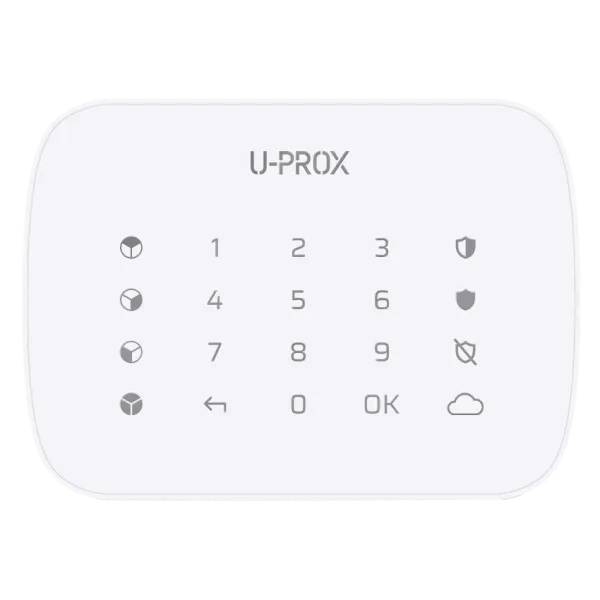 U-Prox Keypad G4 White Бездротова сенсорна клавіатура для чотирьох груп U-Prox Keypad G4 White Бездротова сенсорна клавіатура для чотирьох груп