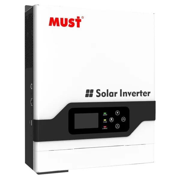 Гібридний інвертор MUST PV18-3224VPM, 3200W, 24V, струм заряду 60A, 160-275V, MPPT (60А, 30-160 Vdc) Гібридний інвертор MUST PV18-3224VPM, 3200W, 24V, струм заряду 60A, 160-275V, MPPT (60А, 30-160 Vdc)