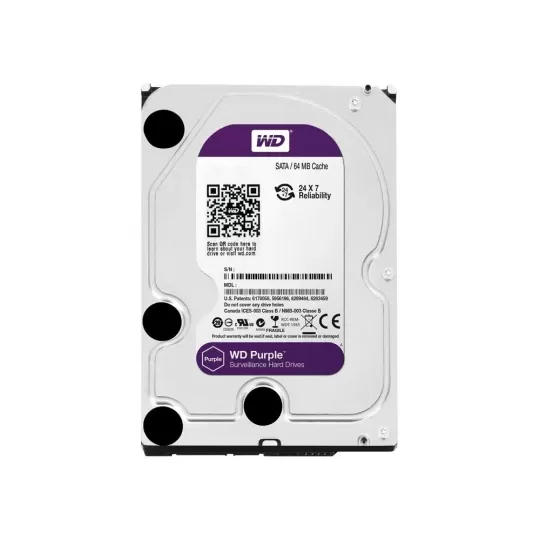 Жесткий диск 1Тб для системы видеонаблюдения Western Digital WD10PURX-78 